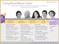 Living Beyond Breast Cancer home page